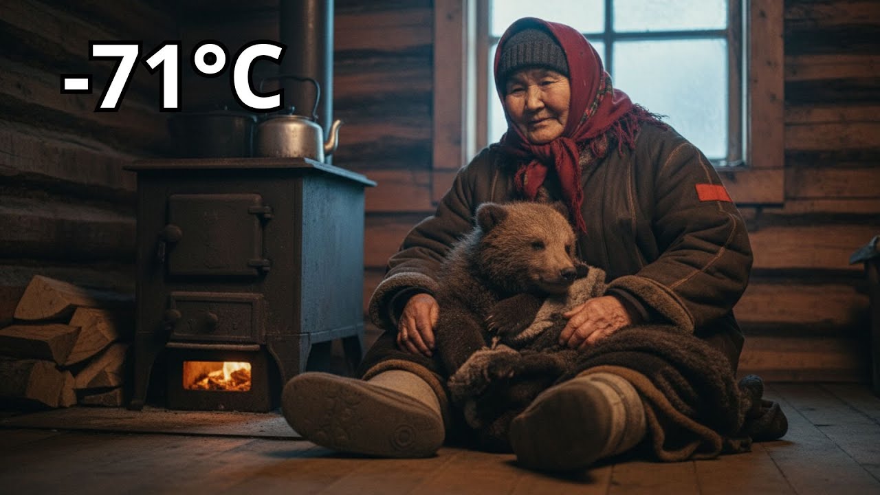 She Found a Bear Cub at -71°C and Gave Shelter in Siberia