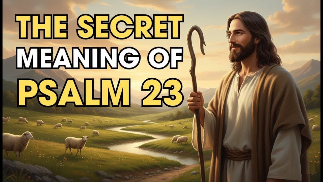 The SECRET of Psalm 23 That Will Change Your Life Forever – Most People MISS This! | Biblical Wisd