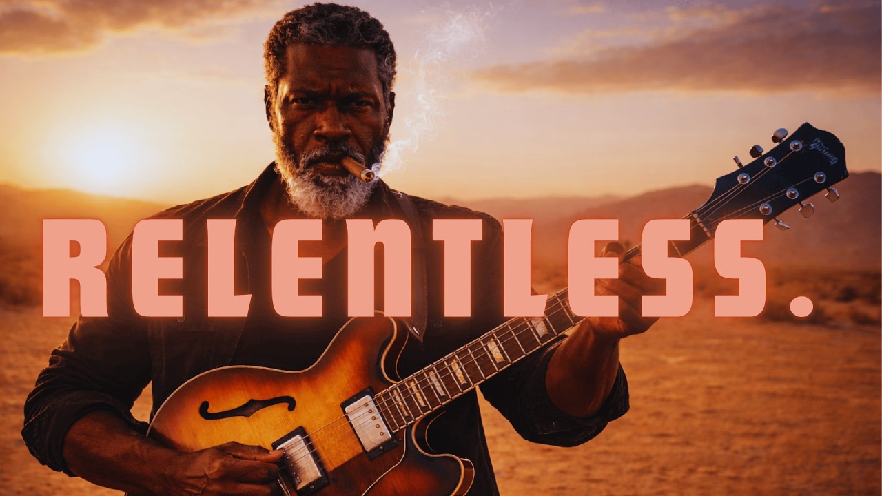 slow blues instrumental | alone in the desert guitar jam