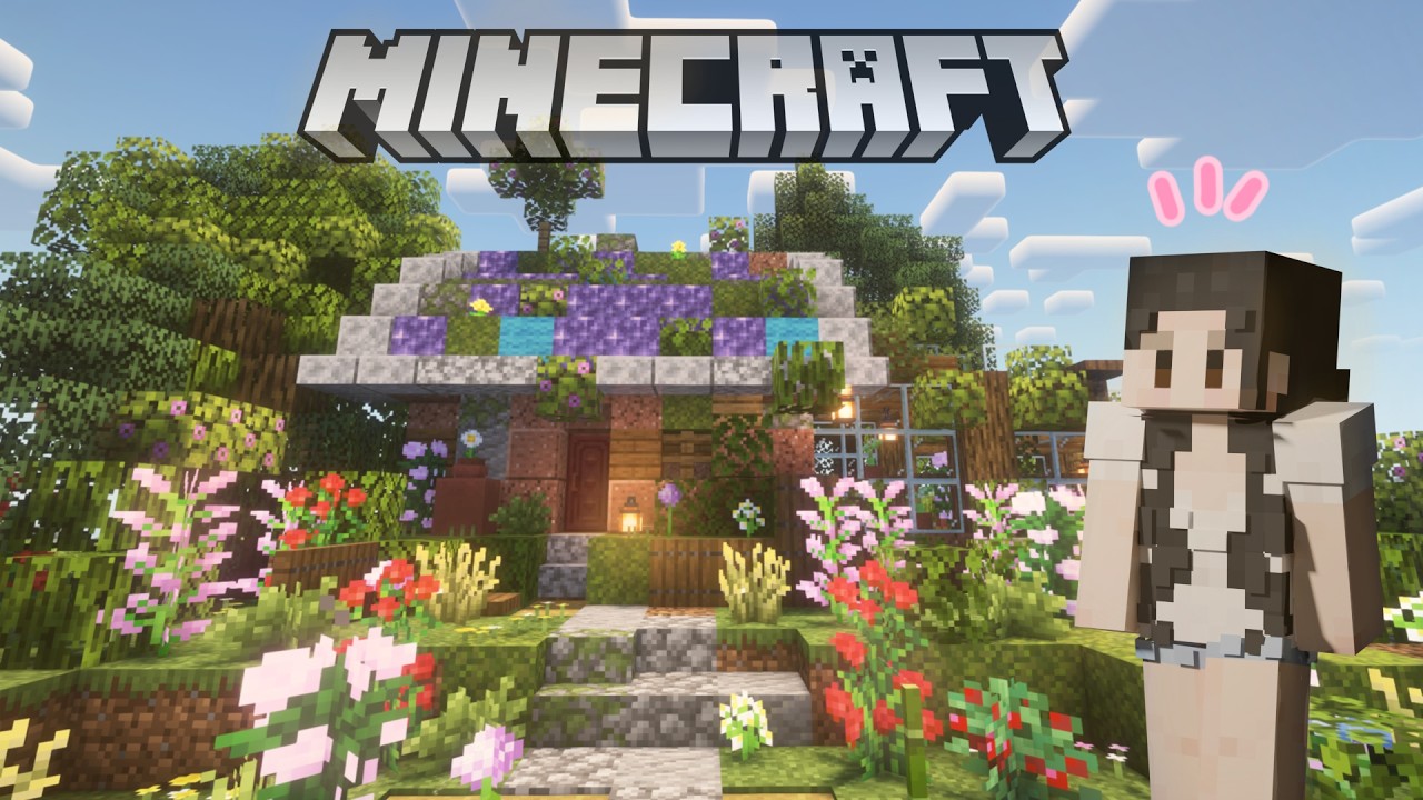 Telling a Story With the CUTEST Cottage in Minecraft!! - Survival EP02