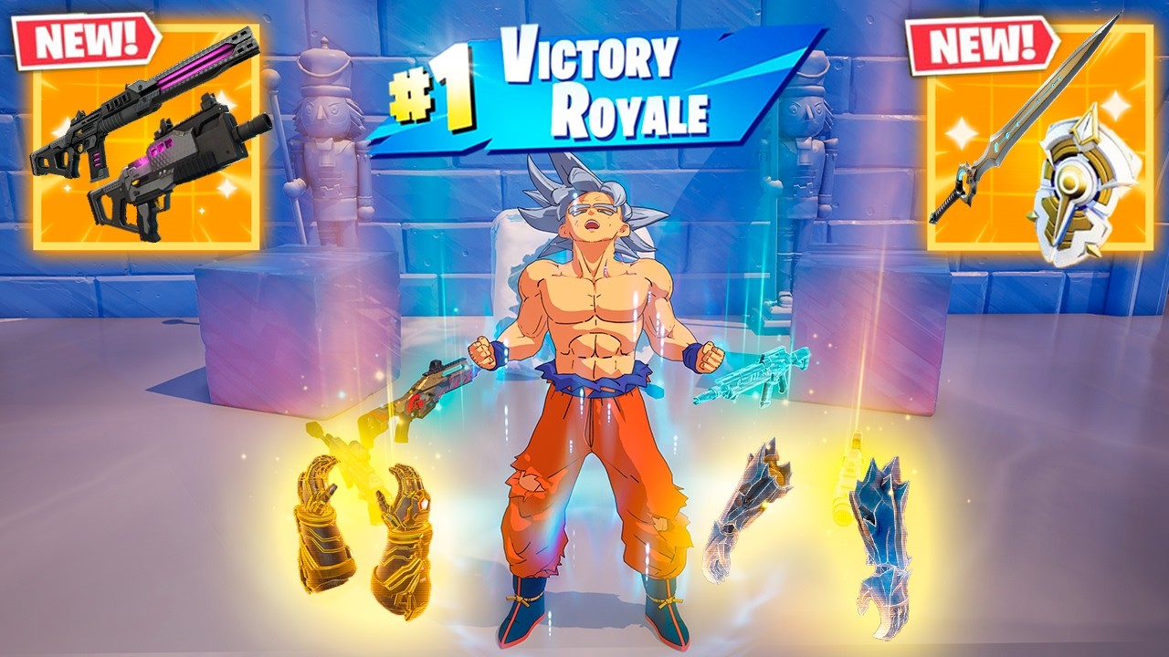 GOKU ULTRA INSTINCT vs NEW MYTHIC'S CHALLENGE (NEW!! Fortnite Chapter 7 Season 2)