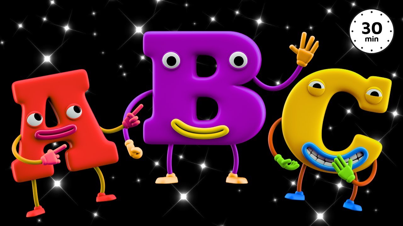 Colorful ABC Song for Kids | Learn the Alphabet A-Z Phonics | Toddlers & Preschool Learning Video