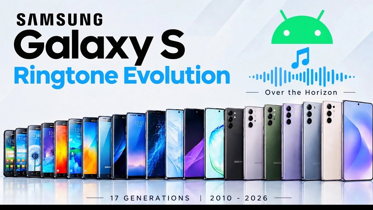Samsung Galaxy S Ringtone Evolution (2010&ndash;2026) 🎵 | Over the Horizon #samsung #evolution #ringtone 