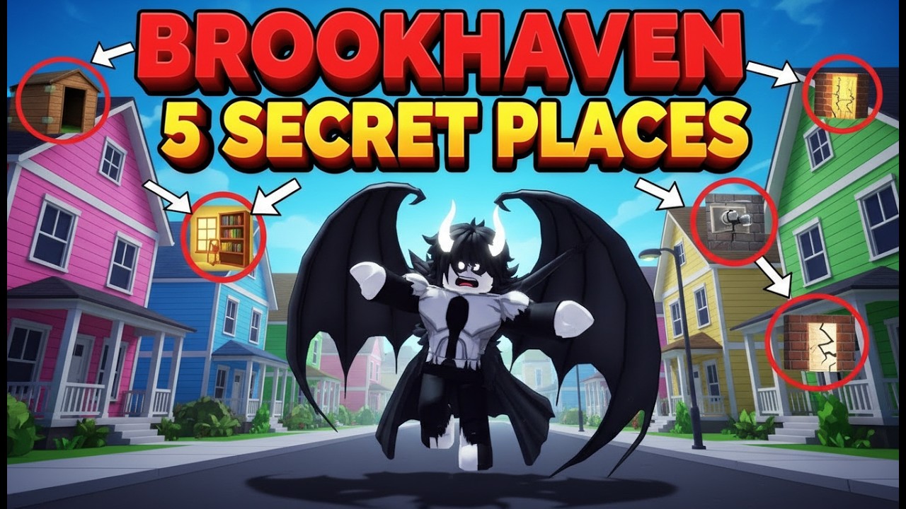 BROOKHAVEN 5 SECRET PLACES YOU DOESNT KNOW ABOUT!