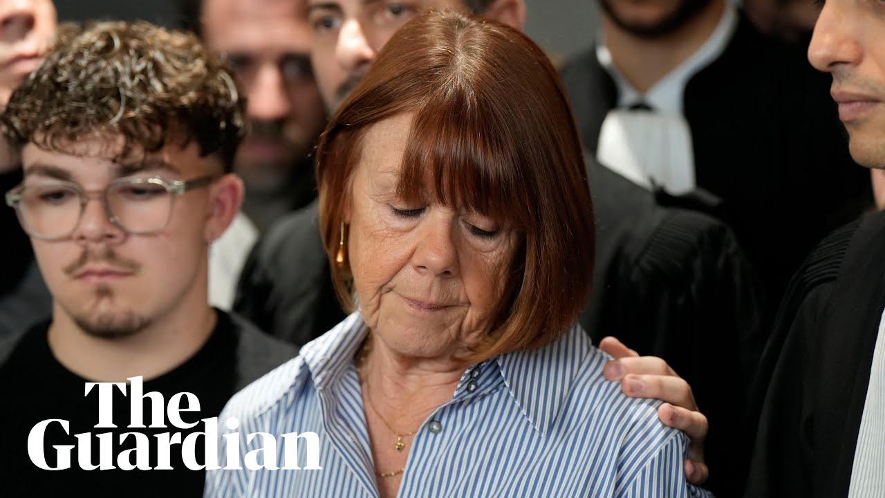 Gisèle Pelicot gives emotional statement outside court after multiple rape verdicts