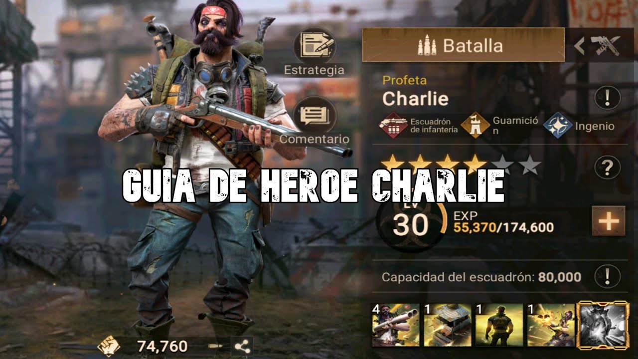 Heroe Charlie Talento y habilidades DoomsDay Last Survivor