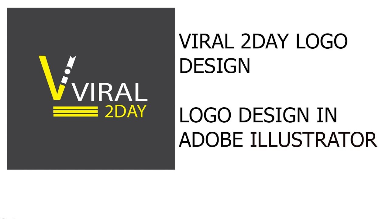 VIRAL 2DAY LOGO DESIGN FULL VIDEO