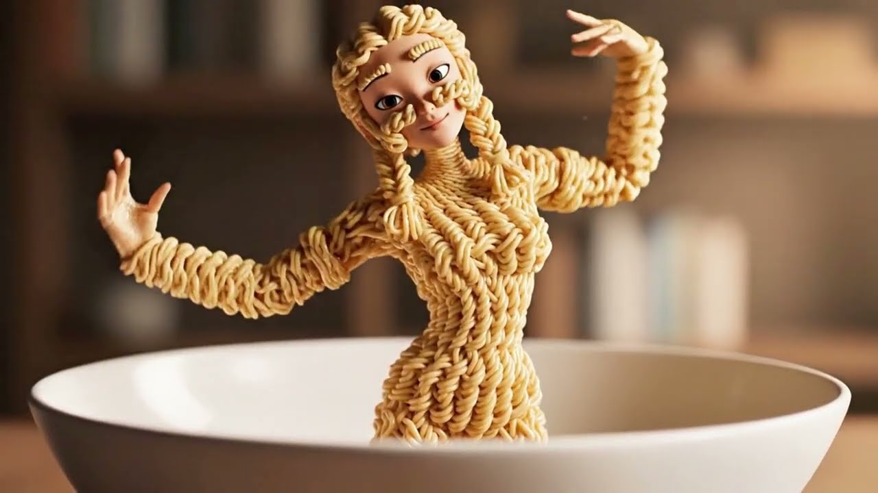 One Material Humanoid Pixar 3D ASMR with crunchy, sticky, juicy sounds. Oddly satisfying experience.