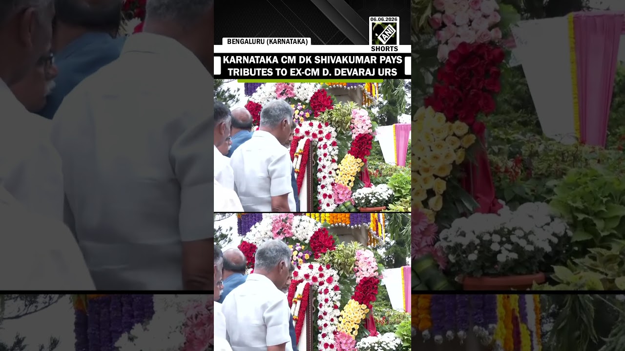 Karnataka CM DK Shivakumar pays tributes to Karnataka&rsquo;s Ex-CM D Devaraj urs on his death anniversary