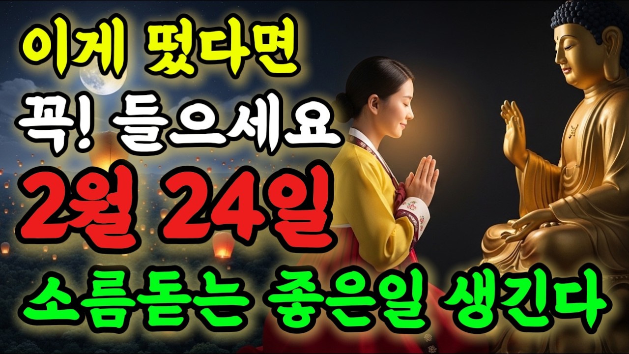 💥이영상 떴다면 반드시 들어보세요! 소름돋는 좋은일 생길 징조입니다! #로또당첨 #소원성취 #행운음악 #명상음악 #불교음악