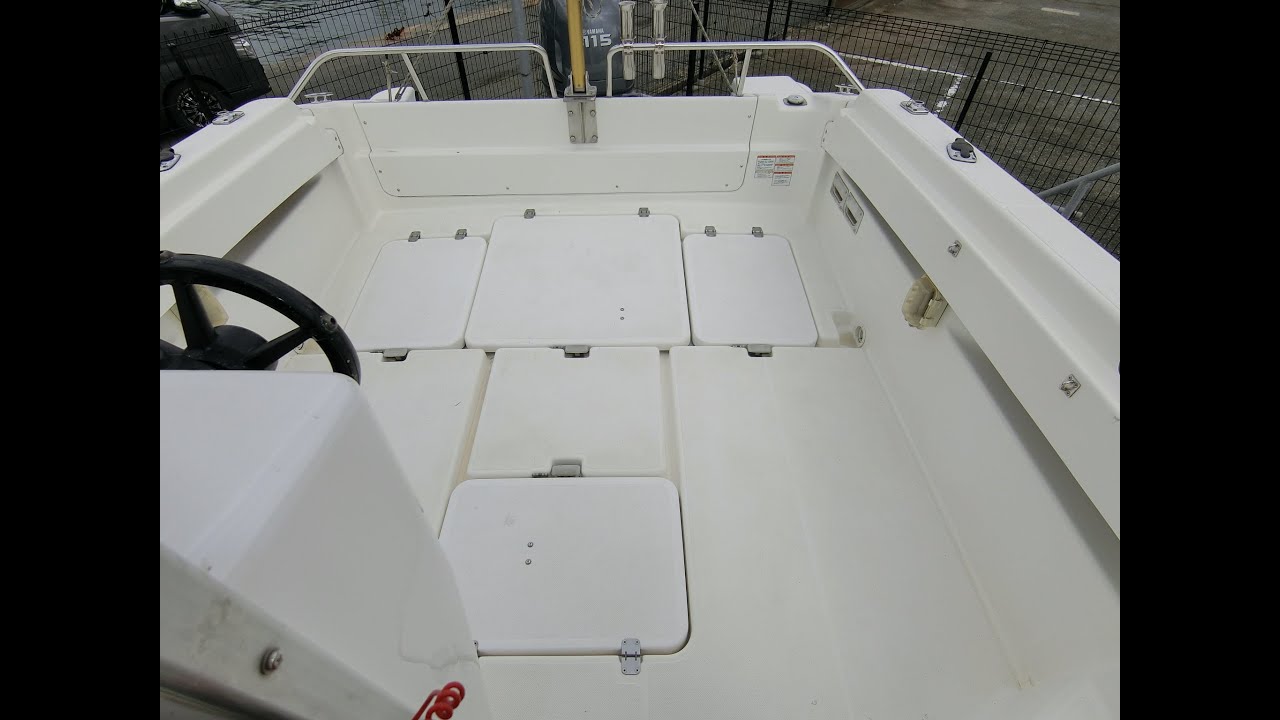中古艇ドットコム 　ヤマハ　ＹＦ２３ＥＸ　デッキ周り動画