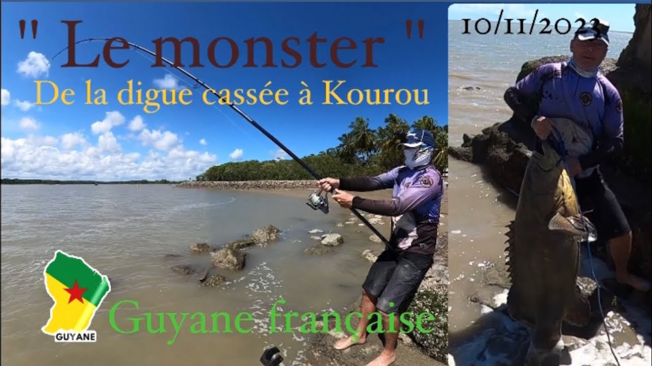 Pêche en Guyane. Veni vidi Vinci the goliath