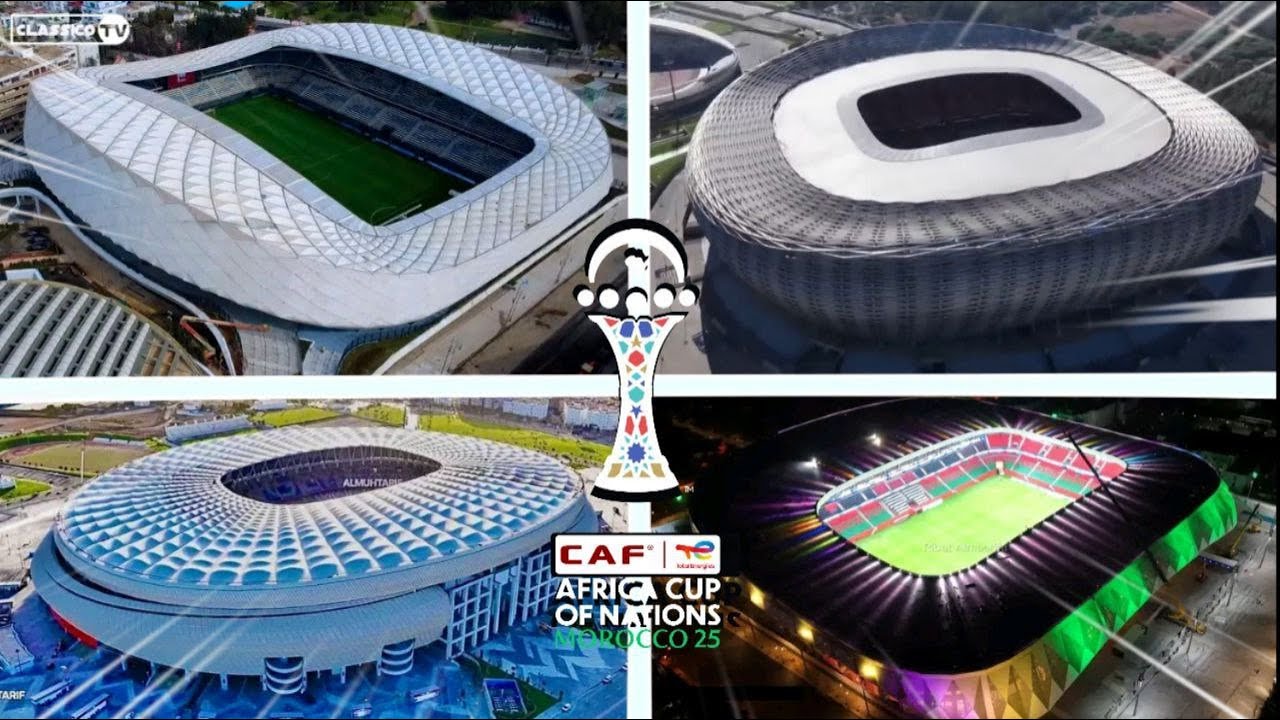 ملاعب المغرب 9 المستضيفة لكأس أمم أفريقيا المغرب 2025