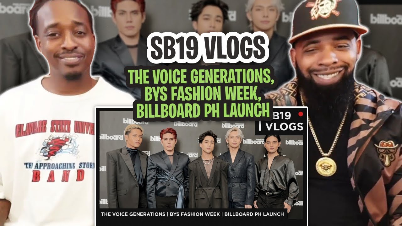TRE-TV REACTS TO -  [SB19 VLOGS] The Voice Generations, BYS Fashion Week, Billboard PH Launch