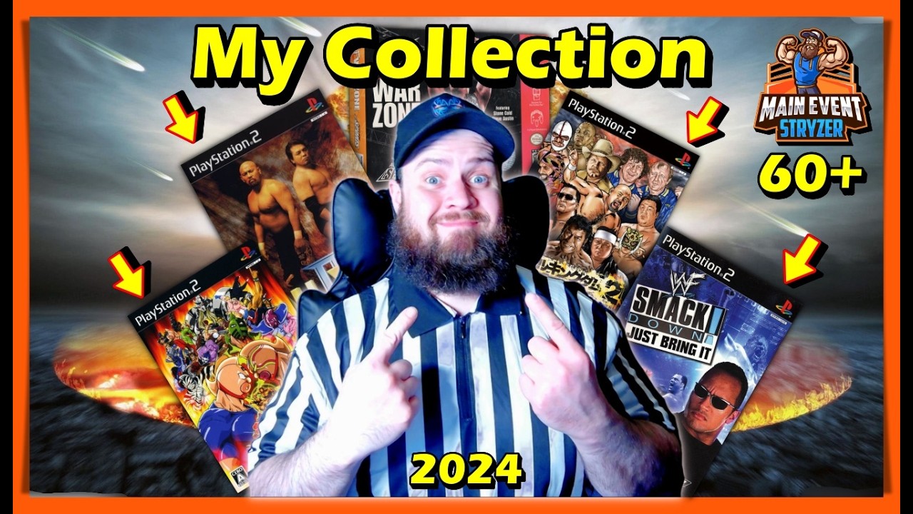Моя ОГРОМНАЯ коллекция игр по рестлингу! 2024