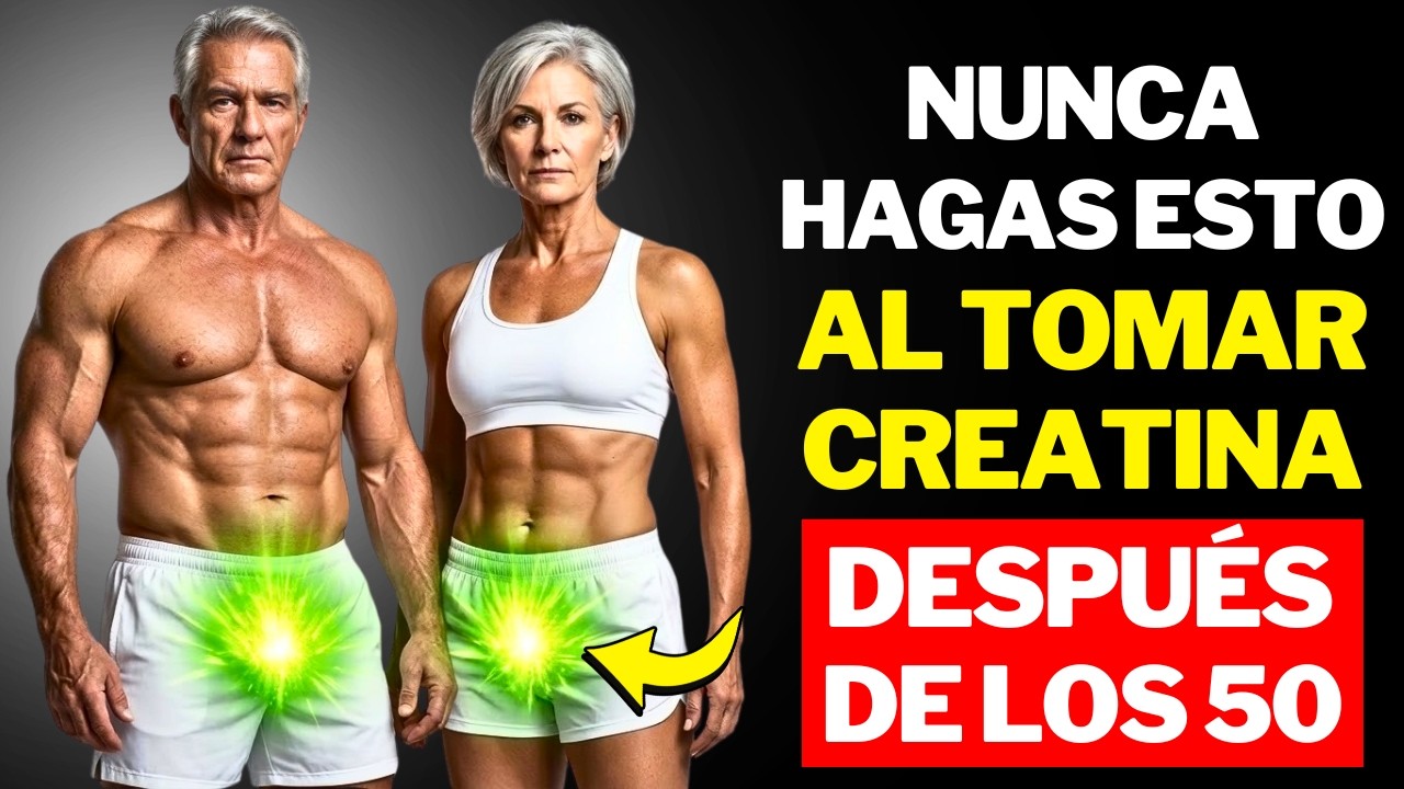 El ERROR MÁS PERJUDICIAL ao TOMAR CREATINA que el 90% de las PERSONAS MAYORES DE 50 COMETEN