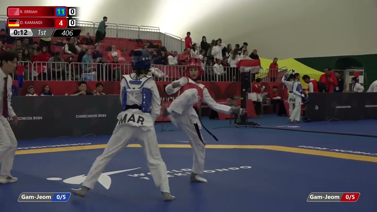 406 Round of 64 Women  46kg MAR R  ERRIAH GER D  KAMANDI