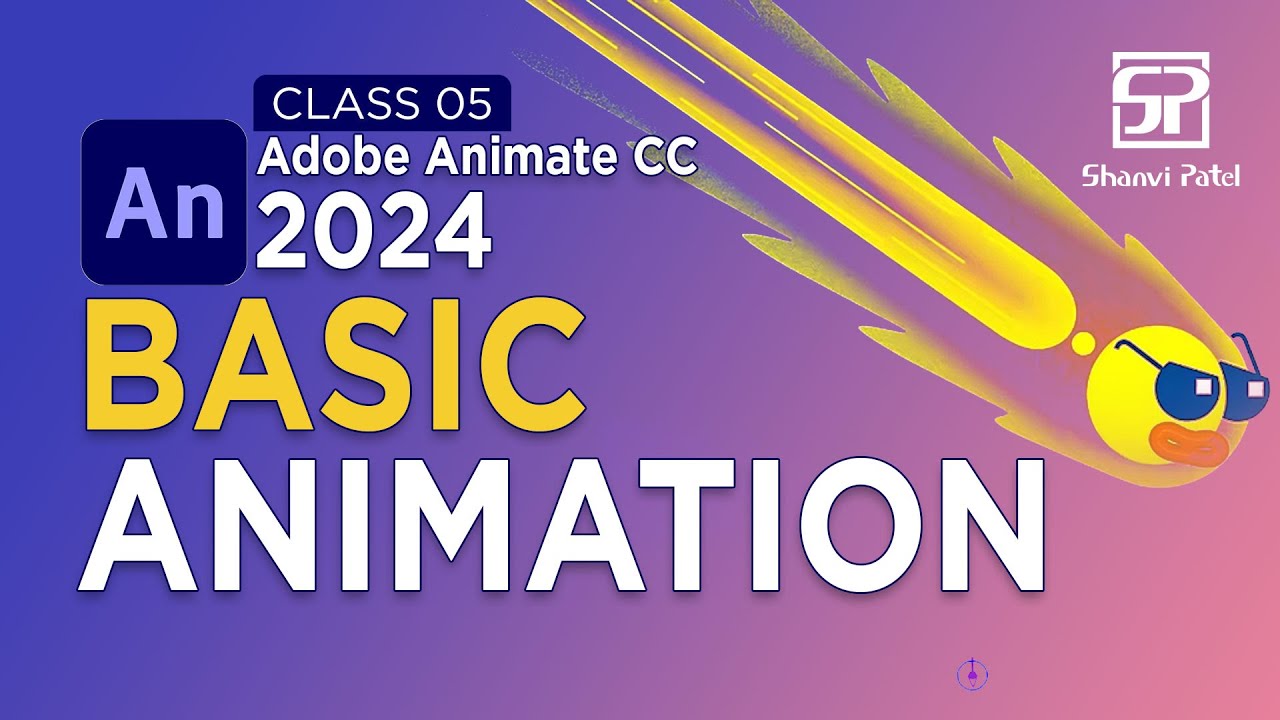 Adobe Animate CC 2024 Advance Level: Basic Animation | 2D Animation | Hindi