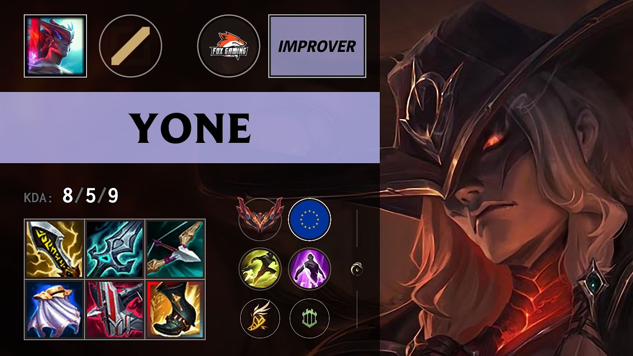 (F0X Improver) Yone Mid vs Corki - EUW Grandmaster Patch 26.13