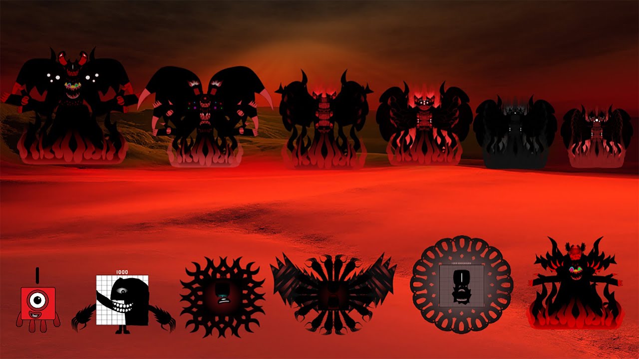 Looking For Uncannyblocks Band Different nightmare (1-1D) X1000 But Remake | The Demon Family