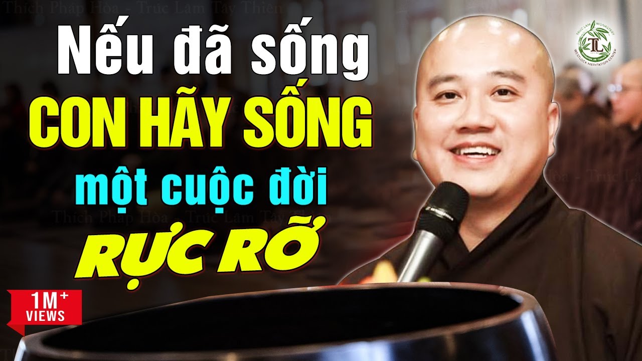 Nếu đã sống con hãy sống một đời rực rỡ - Thầy Thích Pháp Hòa