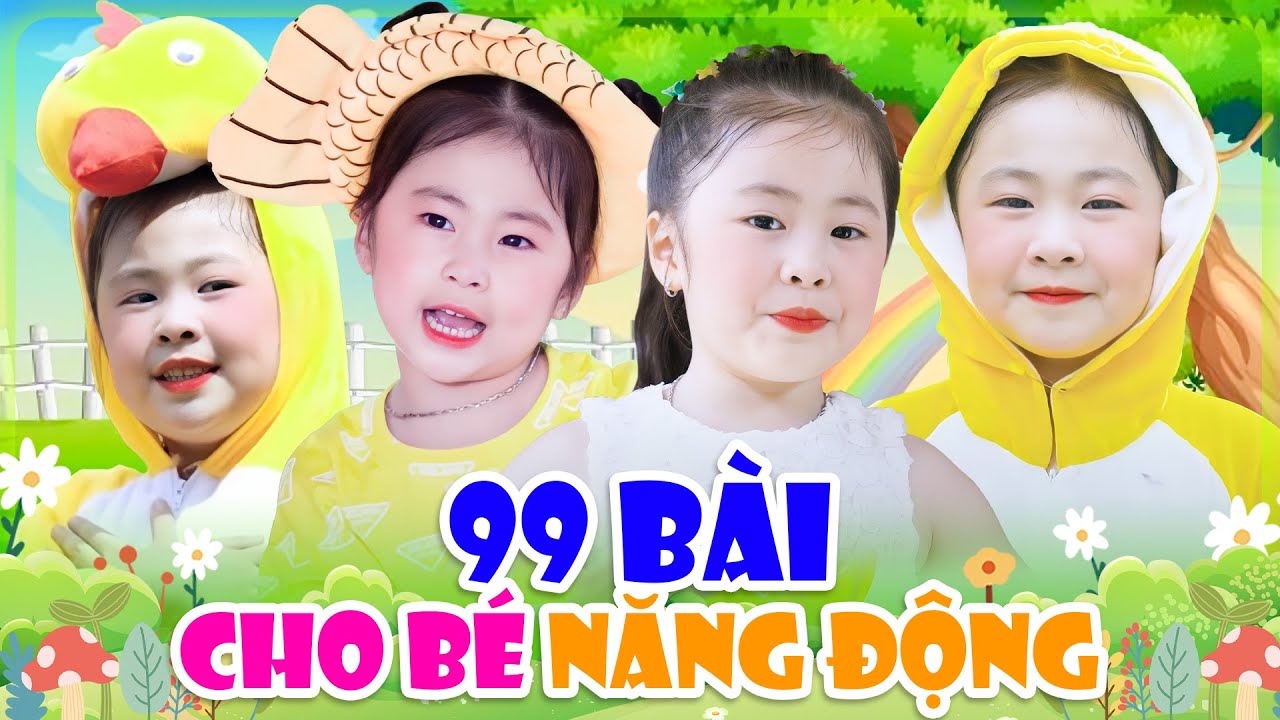 99 Bài Nhạc Thiếu Nhi Vui Nhộn Cho Bé NĂNG ĐỘNG 2025 - Bé Khánh Vy | Liên Khúc Nhạc Thiếu Nhi 4K