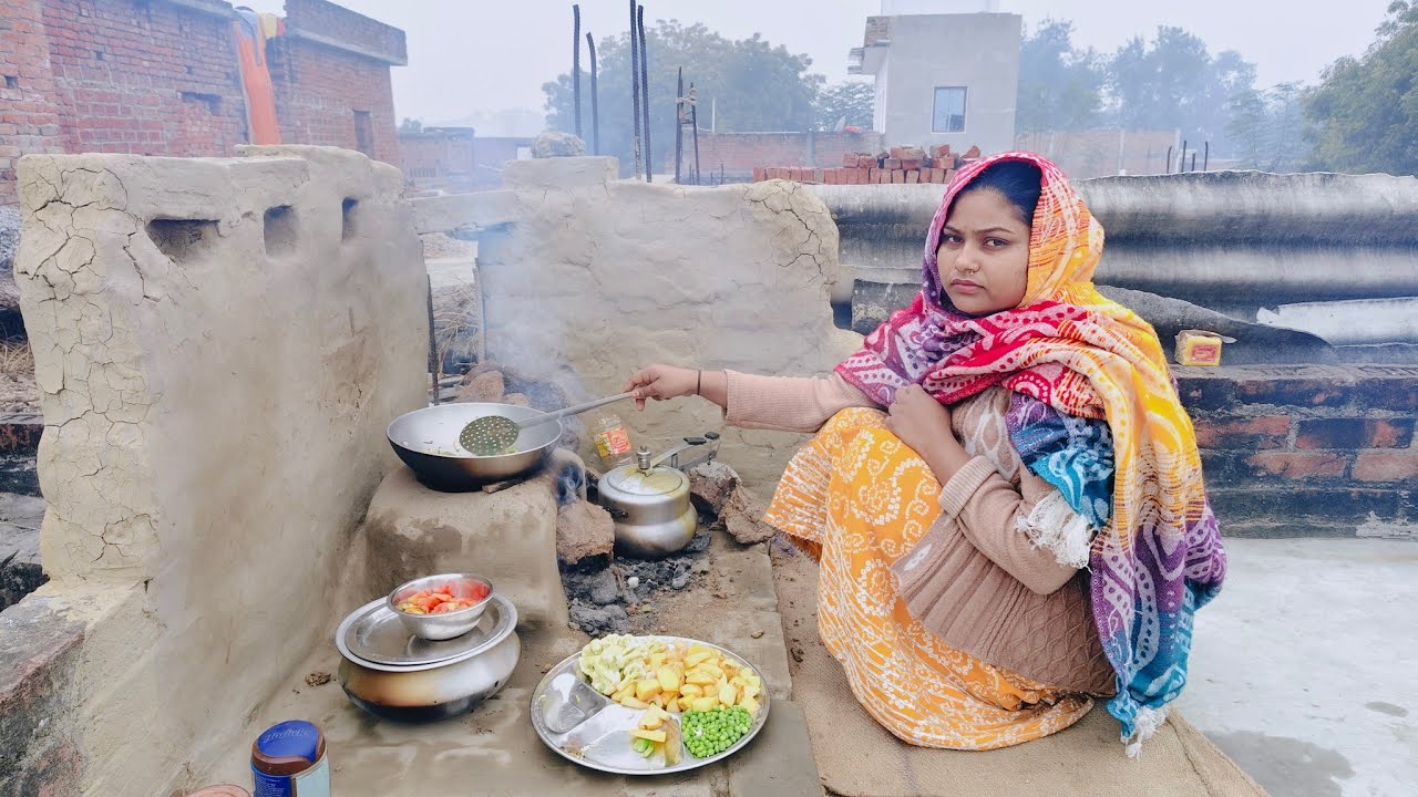 🌄गाँव की सुबह खाने में |Indian Villege Natural Morning Ruteen||Village HouseThe Traditionally Life