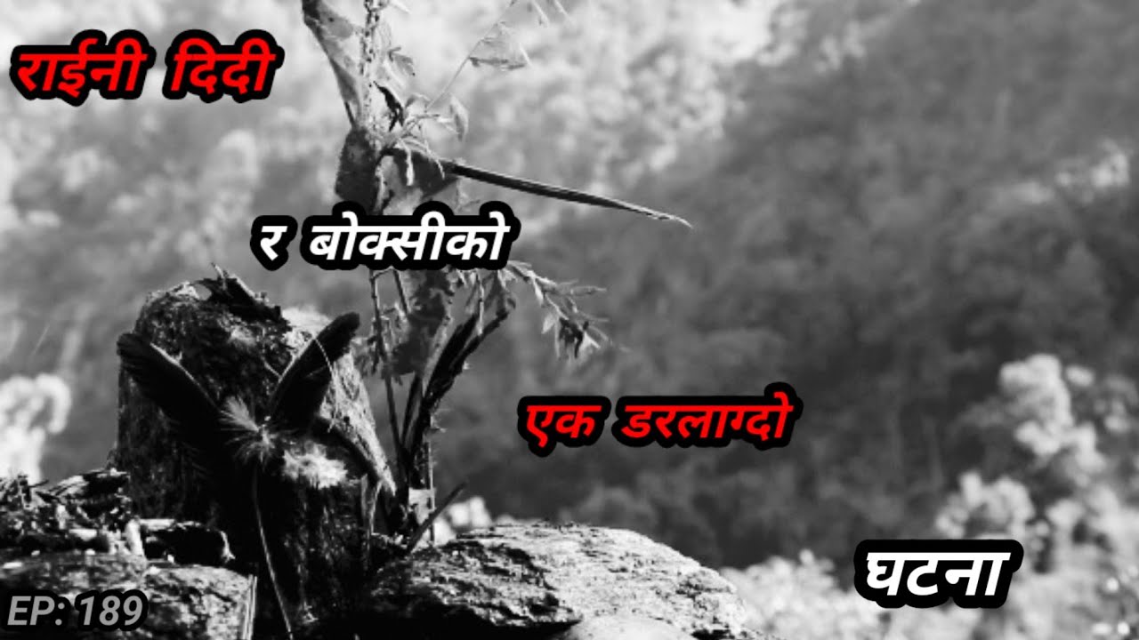 NEPALI HORROR STORY/राईनी दिदी र बोक्सीको भयानक घटना/BHOOT NEPALI KATHA/SATYA GHATANA/EP:189 #bhoot