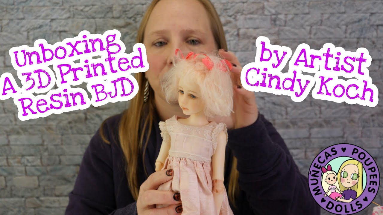 Unboxing A 3D Printed Resin Art Doll From Cindy Koch
