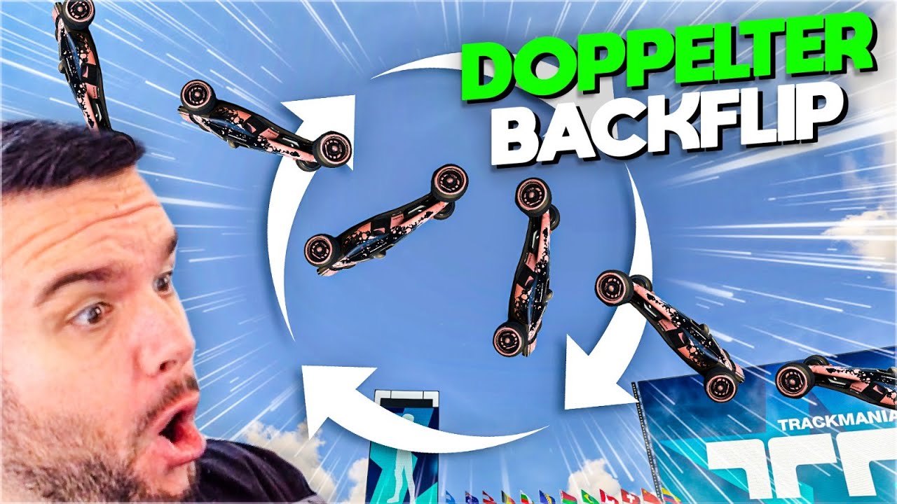 DOPPELTER BACKFLICK auf unserer EIGENEN MAP! 🤣 - TrackMania Trash Night