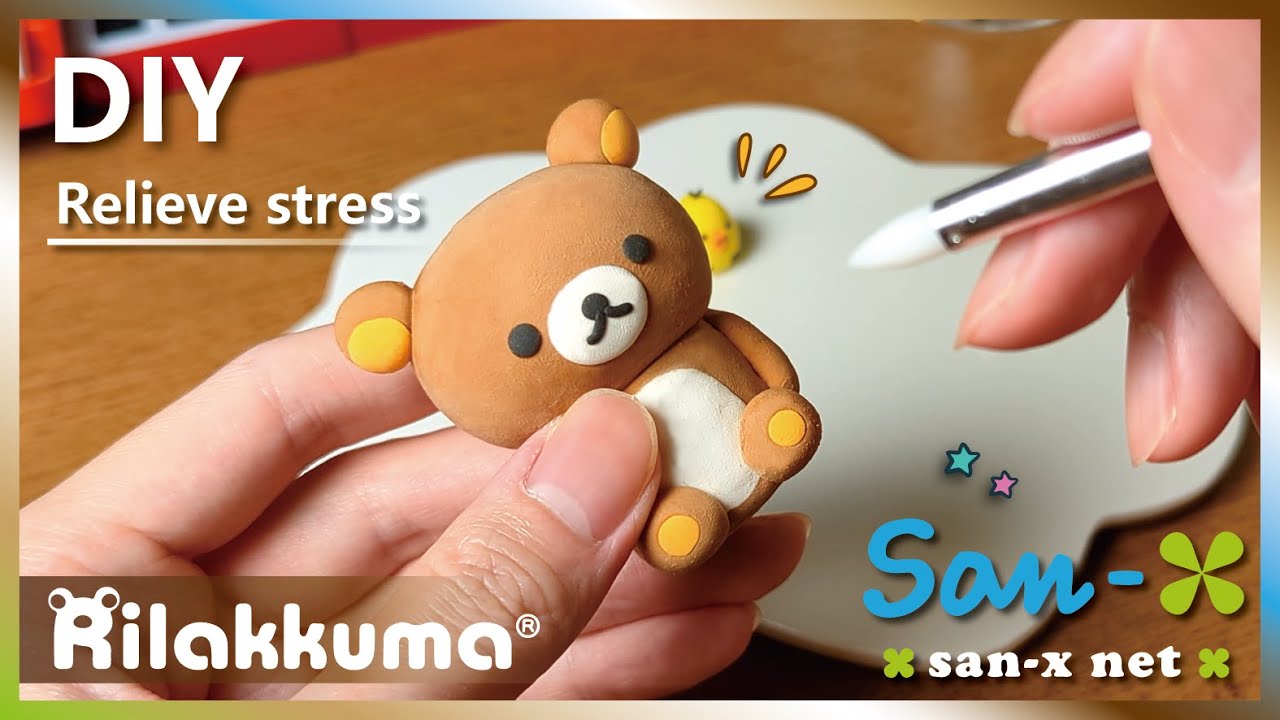 San-X｜三麗鷗｜Rilakkuma｜拉拉熊｜輕黏土製作教學｜Clay｜公仔｜Figurine｜紓壓手工藝｜Relaxing Time｜Art Handicraft｜4K