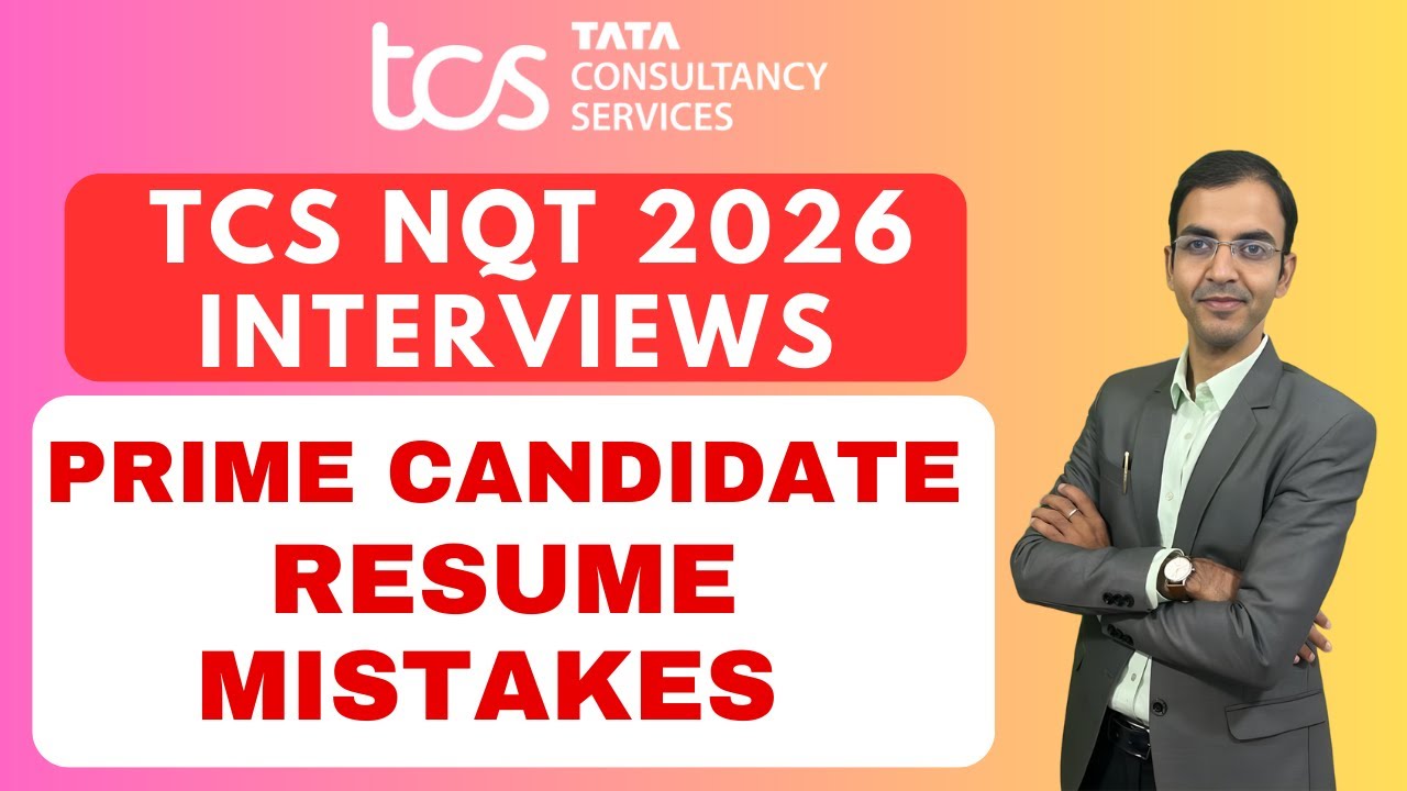 TCS Prime Candidate Resume & Interview Mistakes | Avoid These Errors