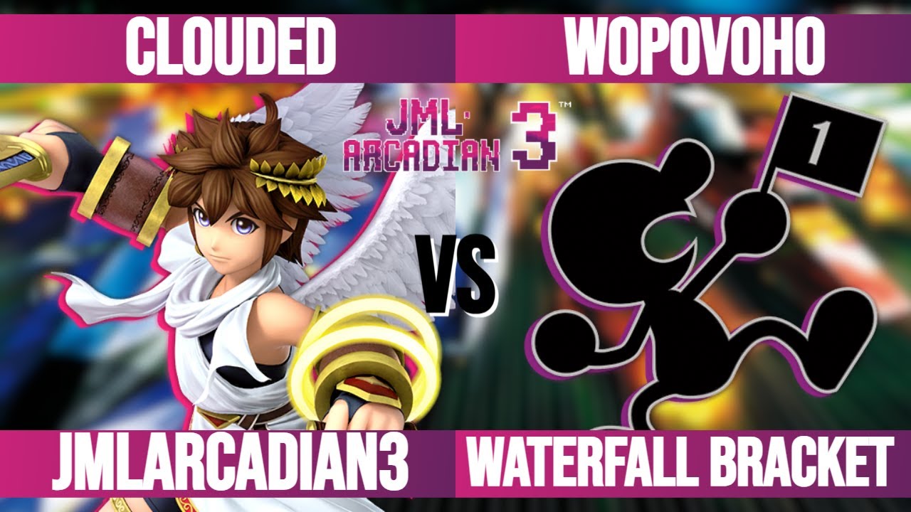 Clouded (Pit) vs WoPoVoHo (Mr. Game & Watch) - JML Arcadian 3 Waterfall Bracket