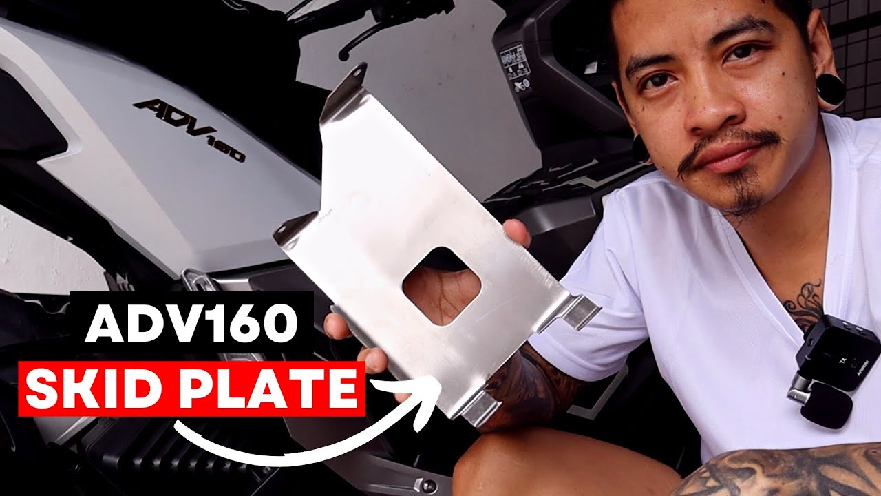 ADV 160 | Stainless Skid Plate Installation