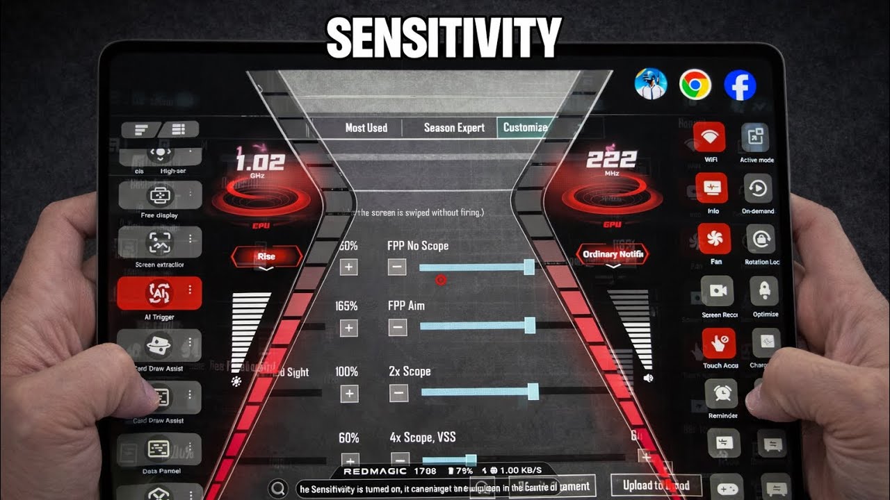 NEW 4.2 UPDATE CODE 🔥 RED MAGIC ASTRA BEST SETTINGS | 4 FINGER CLAW + SENSITIVITY ✅ PUBG