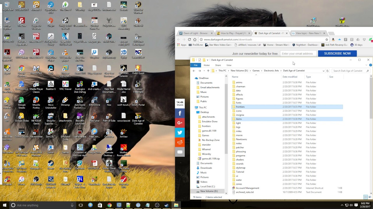 Let's Install Dark Age of Camelot Classic Emulator Client in 2017