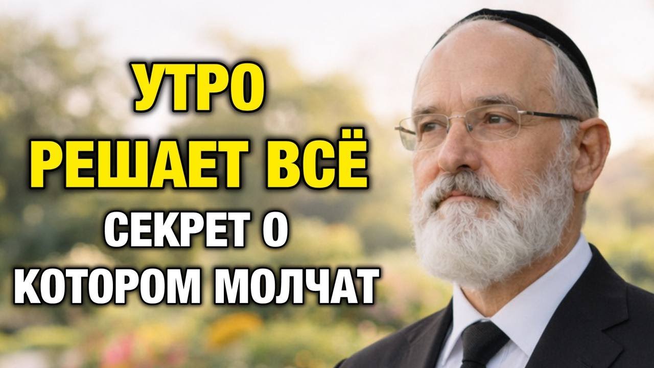Вот что нужно делать каждое утро, чтобы замедлить старение — Еврейская мудрость, проверенная жизнью
