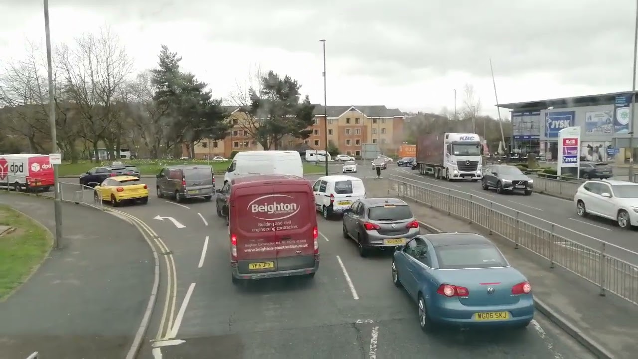 Holymoorside to Calow Royal Hospital on LK09 EKU. Video starts at West Bars roundabout Chesterfield.