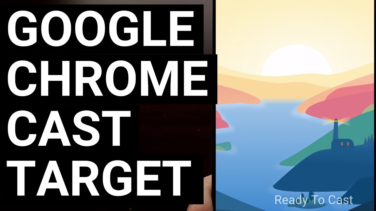 CastReceiver App Allows an Android or Windows Device to be a Chromecast Target