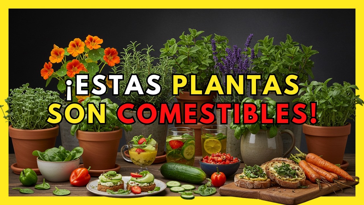 10 Plantas Que También Son Comestibles ideales para tu jardín