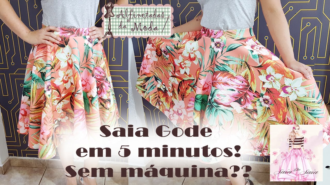 DIY - Saia Gode em 5 minutos e sem máquina?