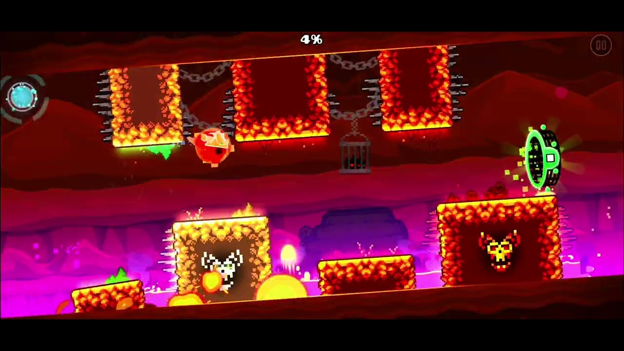 Geometry dash first time playing dash!