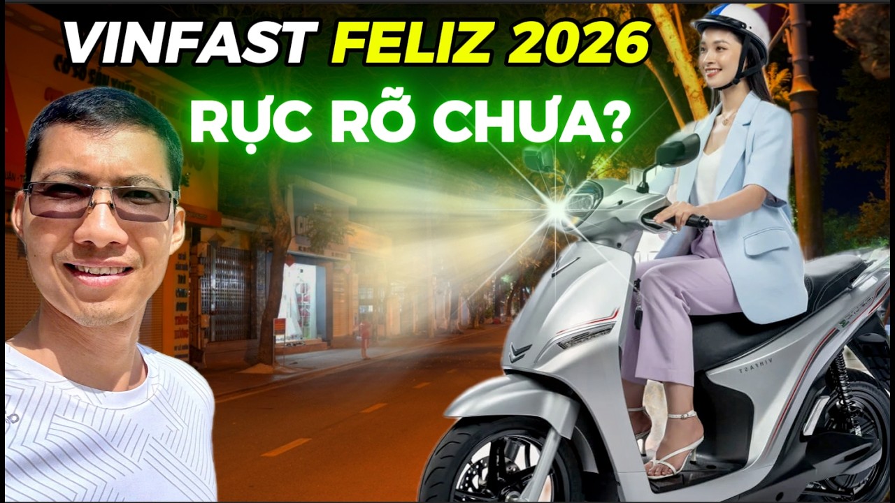 Đèn Vinfast Feliz: Soi sáng mọi nẻo đường, ánh sáng của khát vọng