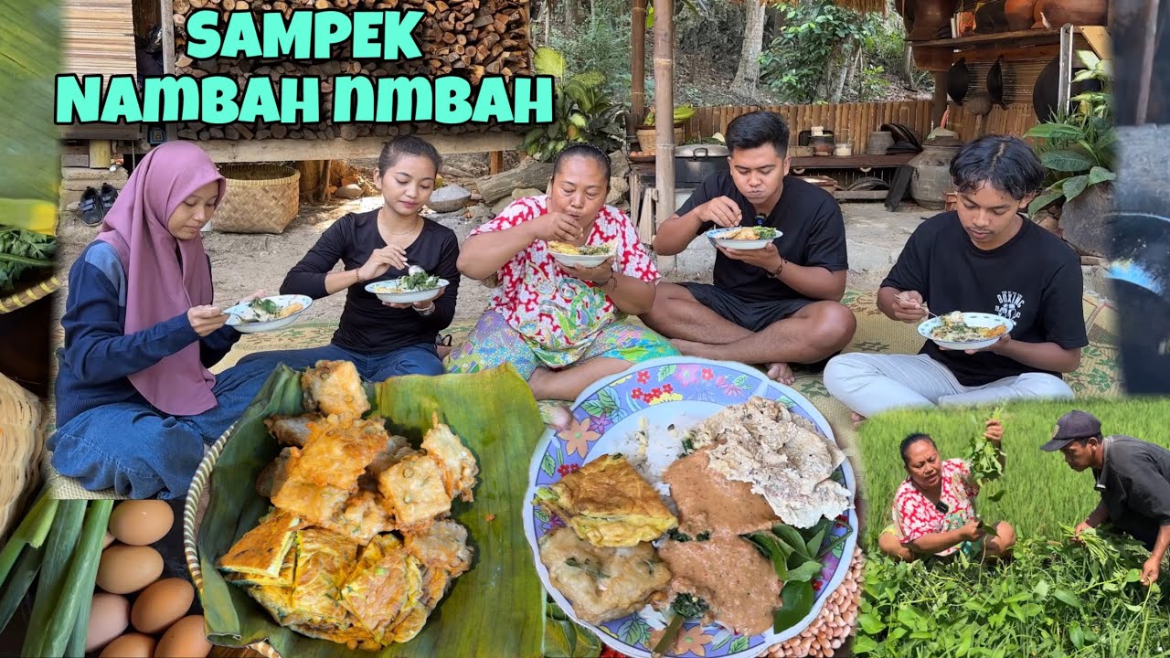 MASAK PECEL ALA BANUNG || ANAK ANAK GAK BISA BERHENTI MAKAN