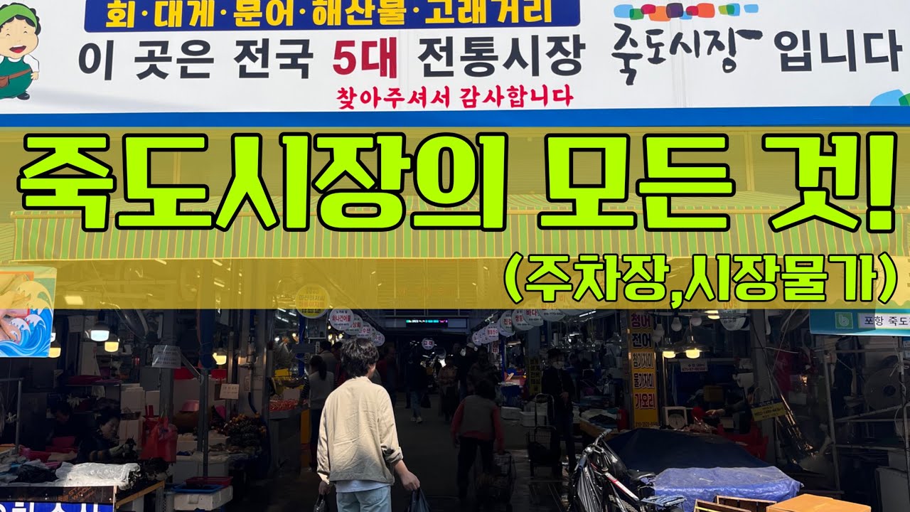 포항 죽도시장 소개 / 주차부터 상품가격까지 꼼꼼 확인했어요.