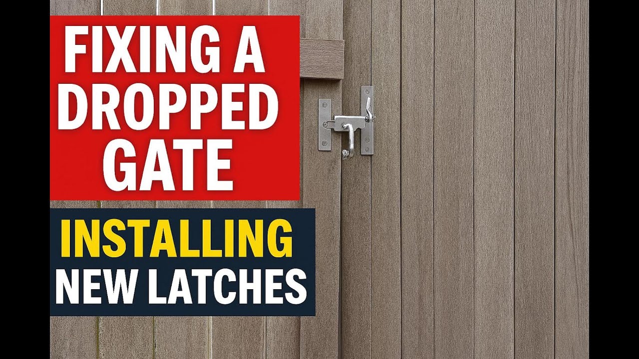 “Fix a Gate that has dropped – Step by Step”
