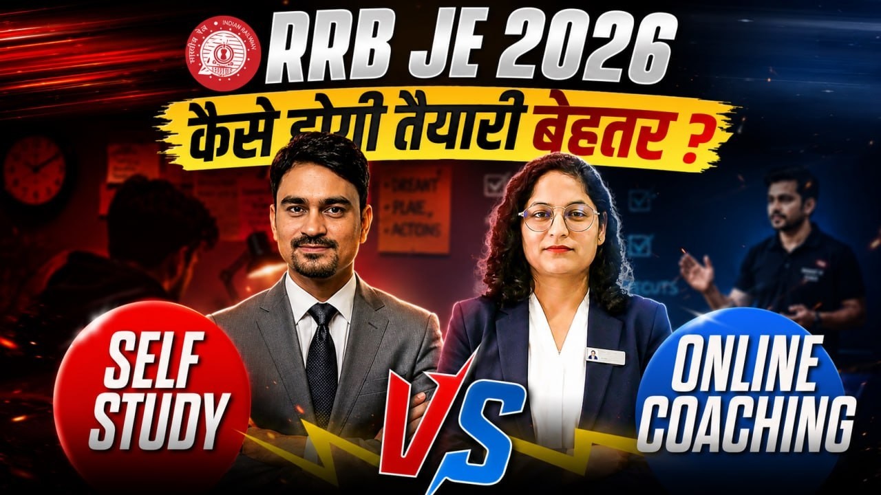 RRB JE 2026 Preparation Strategy | Self Study vs Online Coaching 🚀 by MIE Team