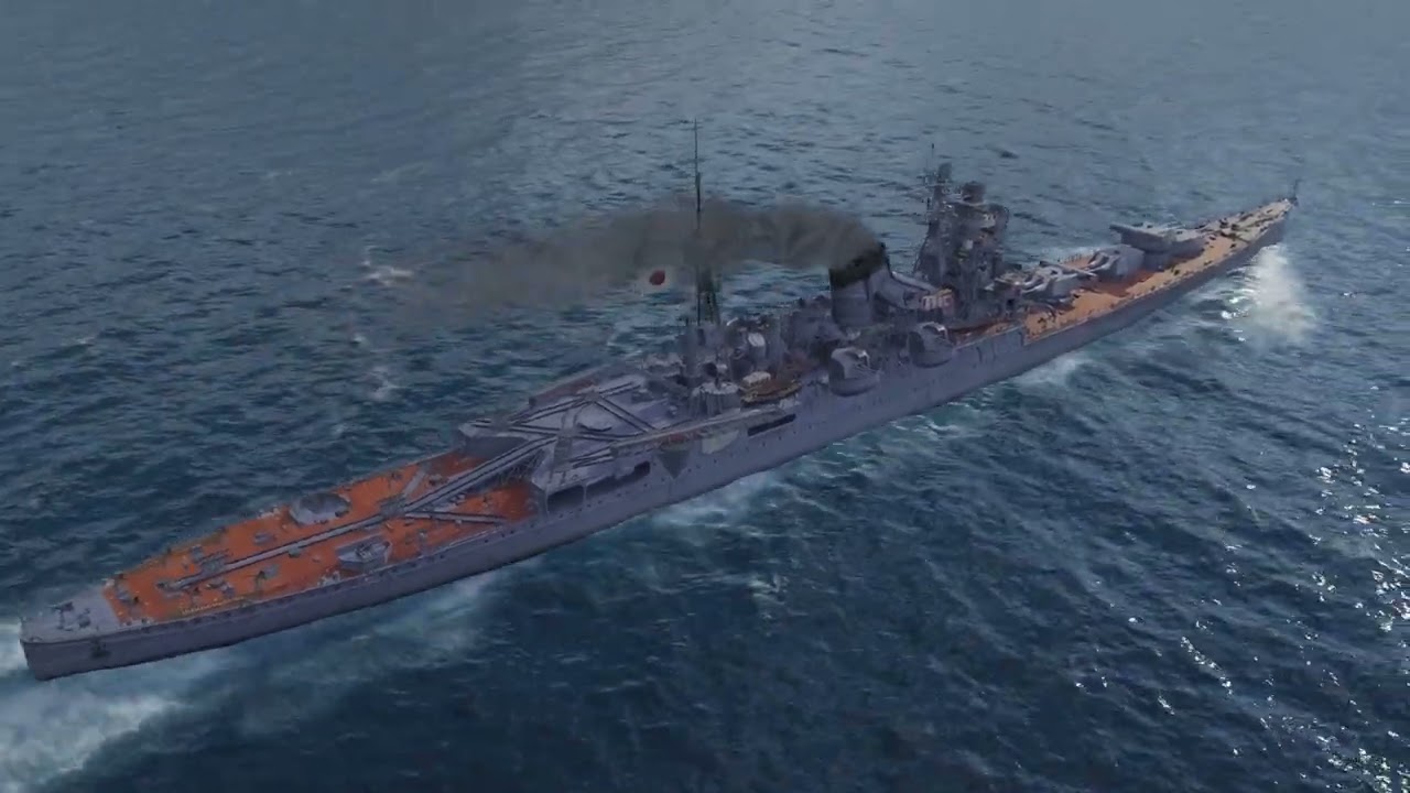 WoWs　重巡 利根