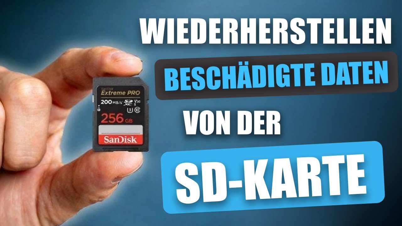 SD-Karte  gerettet! So stellen Sie ALLE Daten 2026 sicher wieder her