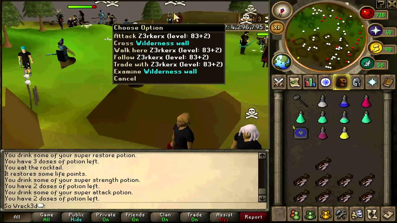 Runescape Pking So Wreck3d Live Pk Commentary 2 - Chaotic Carnage